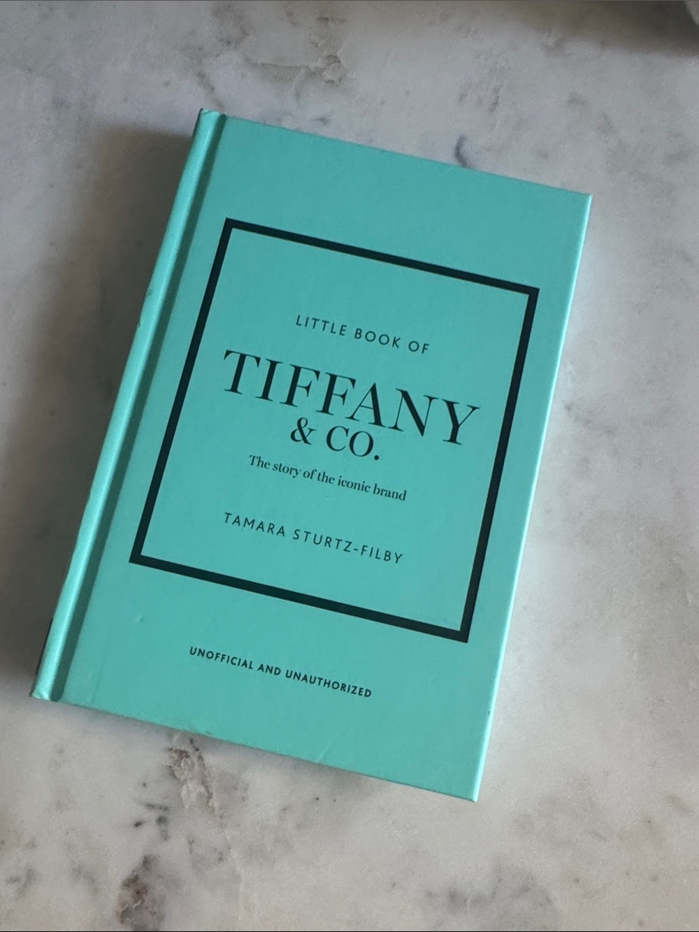 Tiffany & Co. Hardcover in Tiffany Blue with Black Accents